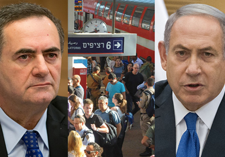 בנימין נתניהו וישראל כץ. צילומים: פלאש 90