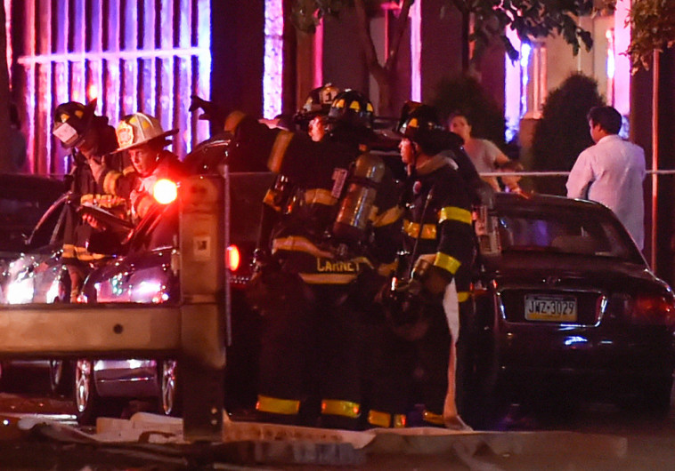 כוחות חירום בניו יורק לאחר הפיצוץ. צילום: רויטרס