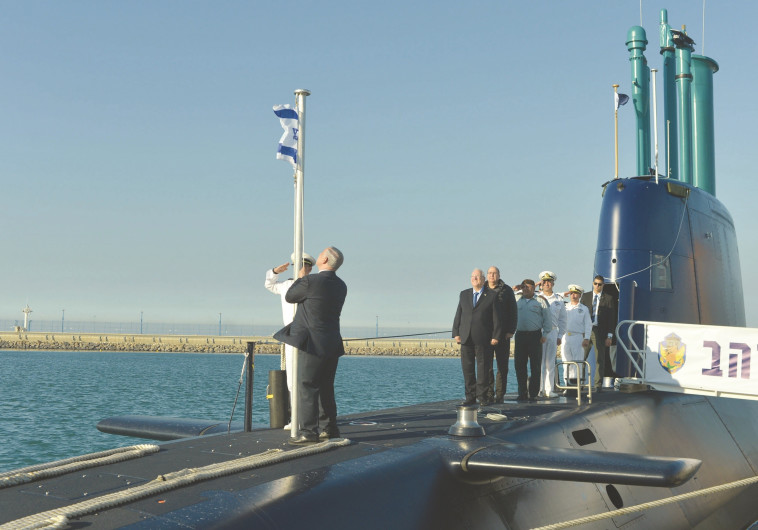 ראש הממשלה נתניהו בהשקת צוללת אח&quot;י רהב. צילום ארכיון:קובי גדעון, לע&quot;מ