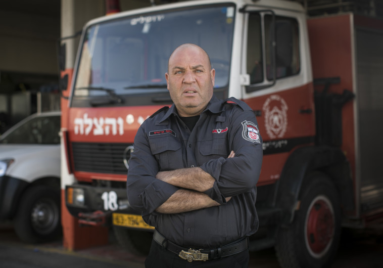 נכח בזירת התאונה, האב יוסף פרטוש. צילום: יונתן זינדל, פלאש 90
