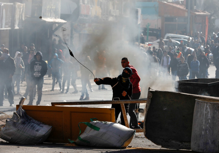 הפגנות ביהודה ושומרון בעקבות הצהרת טראמפ בנוגע לירושלים. צילום: ויסאם השלמון, פלאש 90