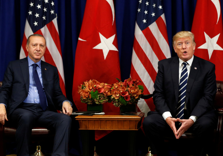 כבר לא בעלי ברית? ארדואן וטראמפ, צילום: רויטרס