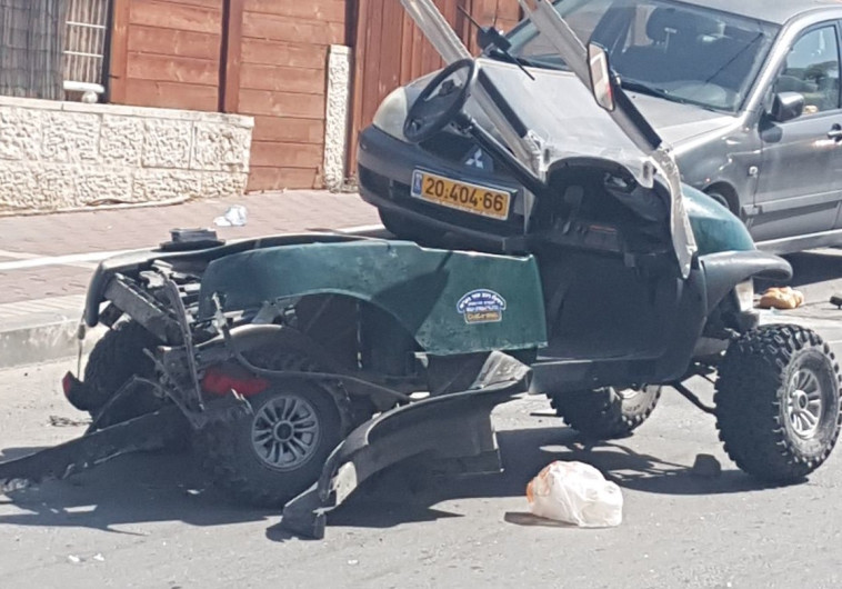 זירת התאונה בבית שמש