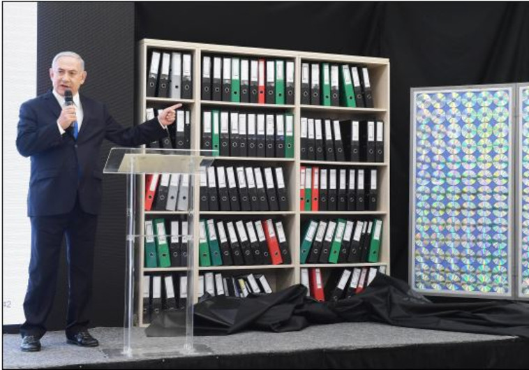 בנימין נתניהו במסיבת עיתונאים. צילום:עמוס בן גרשום, לע&quot;מ