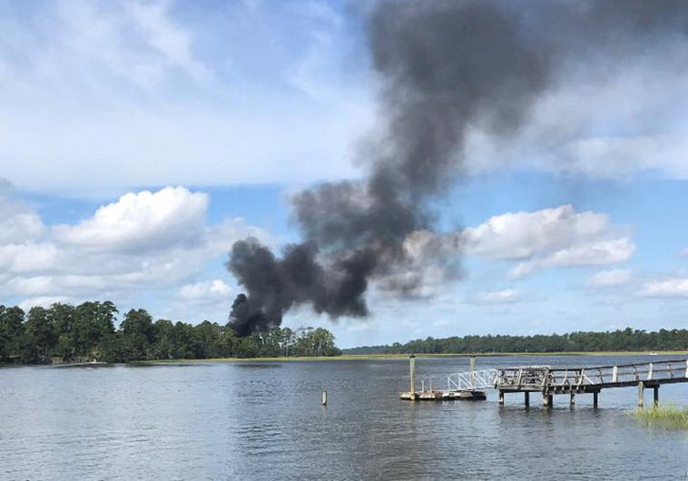 ההתרסקות בחודש שעבר. צילום: רויטרס