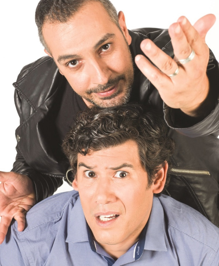 גיא עמיר וחנן סביון. צלם : בלה שחר הלל, יח&quot;צ 