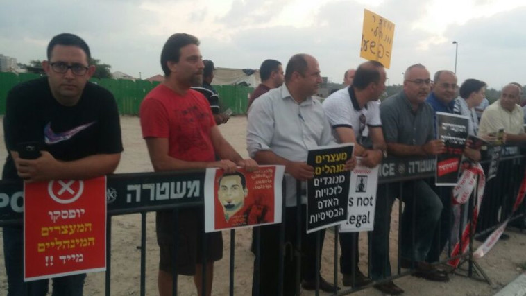 הפגנה למען בילאל כאיד. צילום: עקיל זיאדנה