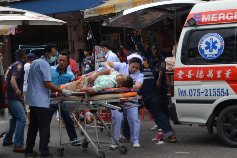 פצועים בתאילנד. צילום: רויטרס