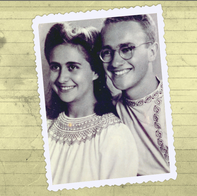 חנה ואמנון שמוש ביום חתונתם. צילום: באדיבות המשפחה