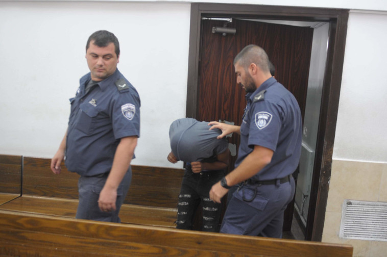 החשוד באונס. צילום: אבשלום ששוני