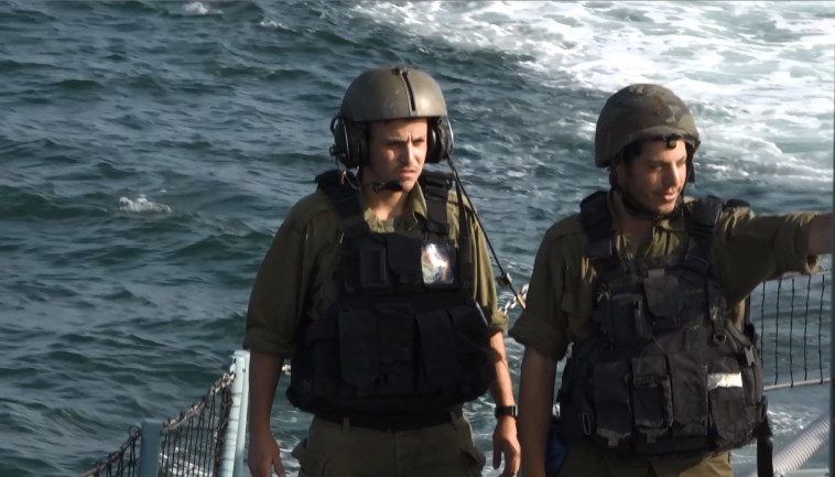 לוחמי ספינות הביטחון השוטף. צילום מסך, דובר צה''ל