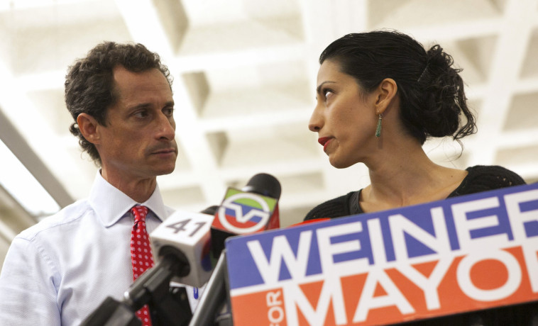 אנתוני ווינר והומה אבדין. צילום: רויטרס