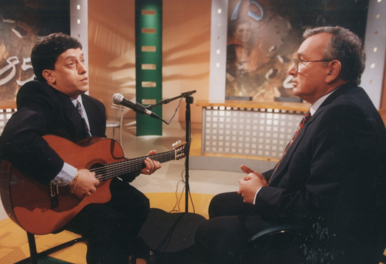 נסים סרוסי וירון לונדון בשנת 1995. צילום: קוקו