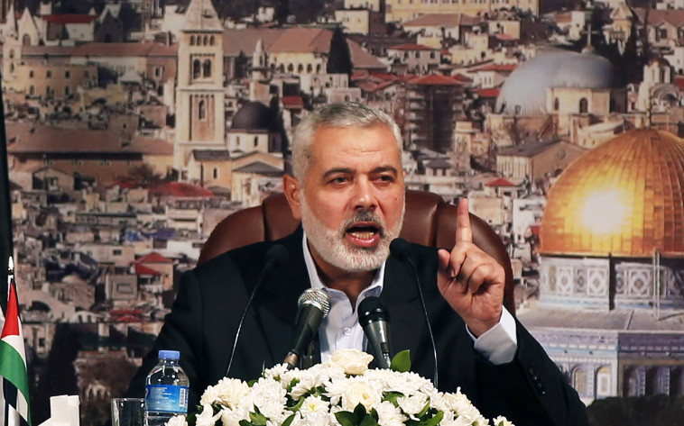 ראש הלשכה המדינית של חמאס לשעבר, הנייה. צילום: רויטרס