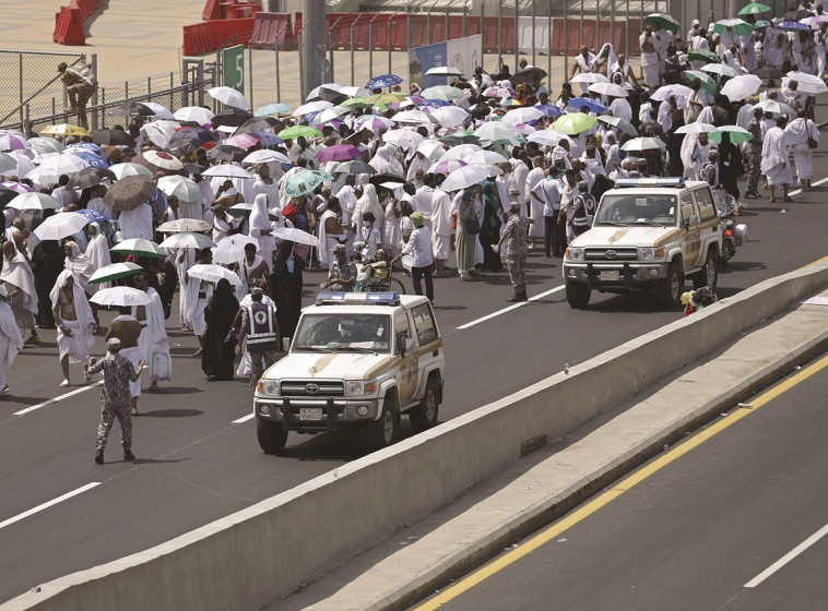 כ־2,200 עולי רגל נהרגו. האסון  בעמק מינא במכה, ספטמבר 2015. צילום: רויטרס
