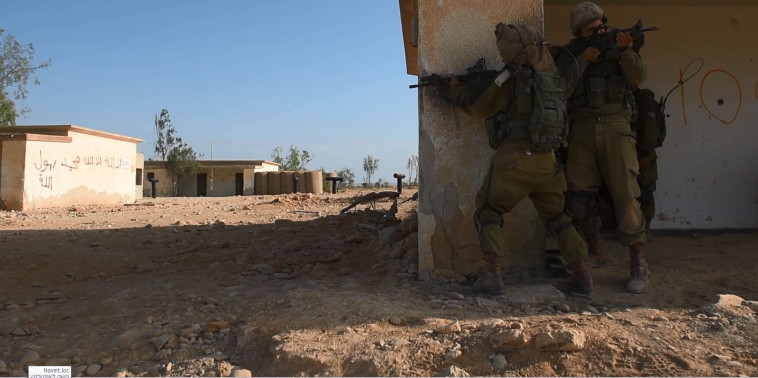 תירגלו חדירת אויב לישוב. צילום מסך