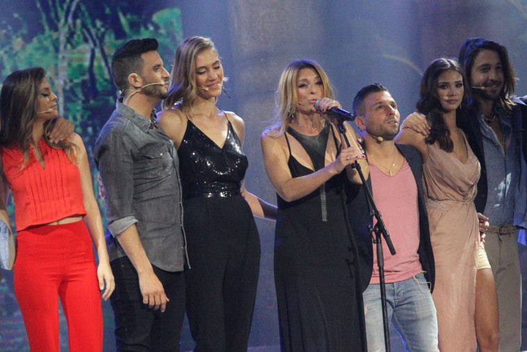 דנה ברגר בצילומי תוכנית "הישרדות". צילום: רפי דלויה