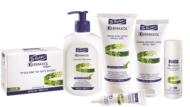 לעור שמן, רגיש או אדמומי. דרמקסול של ד&quot;ר פישר צילום:  יעל האן