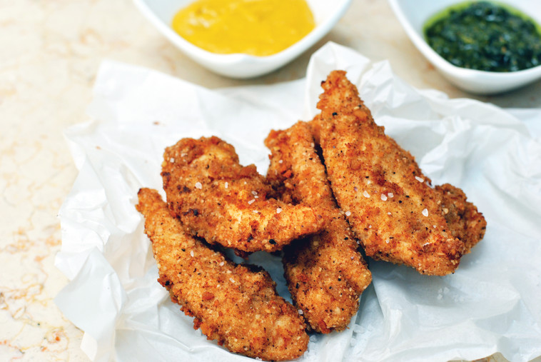 עוף בפירורי לחם. צילום: פסקל פרץ רובין