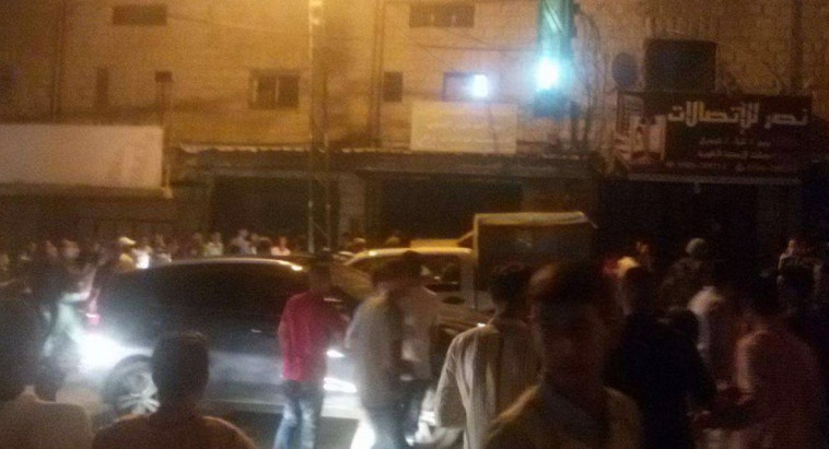 הרכב שנרגם באבנים בטול כרם. צילום: תקשורת פלסטינית