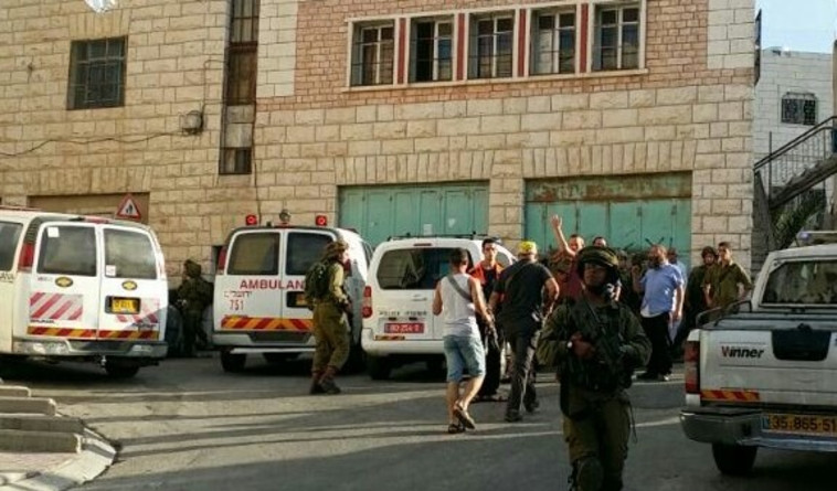 צומת ג'לבר בחברון. צילום: 443