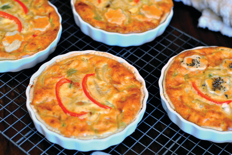 פאי/קיש גיש בצל וירקות. צילום: פסקל פרץ-רובין