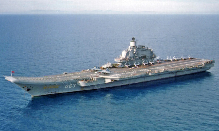 נושאת המטוסים הרוסית. צילום: ויקיפדיה