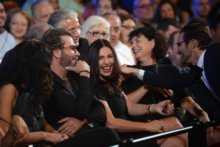 השרה מירי רגב וגורי אלפי, הערב. צילום: אבשלום ששוני