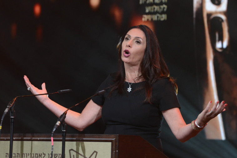 &quot;'דיברתם מספיק, עכשיו תקשיבו'&quot;, מירי רגב בטקס פרסי אופיר. צילום: אבשלום ששוני
