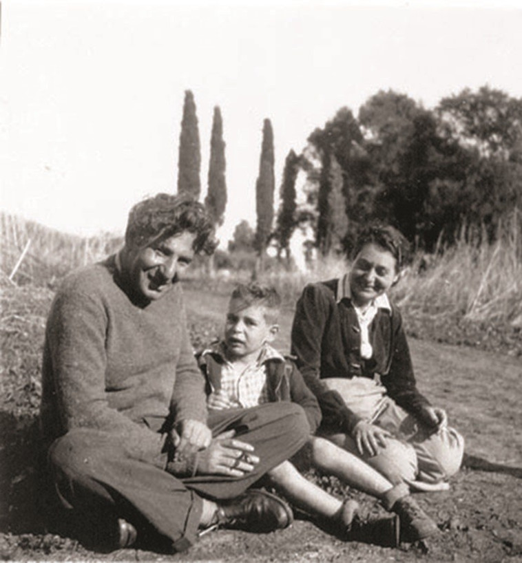 דורותי, פסח ודורון בר אדון. צילום: ארכיון דורון בר אדון