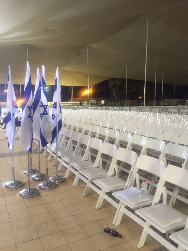 הר הרצל, לקראת הטקס. צילום: משרד הביטחון