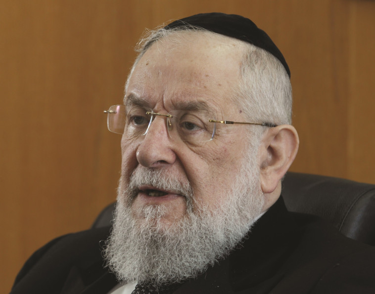 הציע לג'אבר את התפקיד. הרב ישראל לאו. צילום: יוסי אלוני, פלאש 90