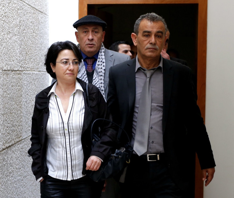 חנין זועבי וג'מאל זחאלקה. צילום: דוד ועקנין, פלאש 90