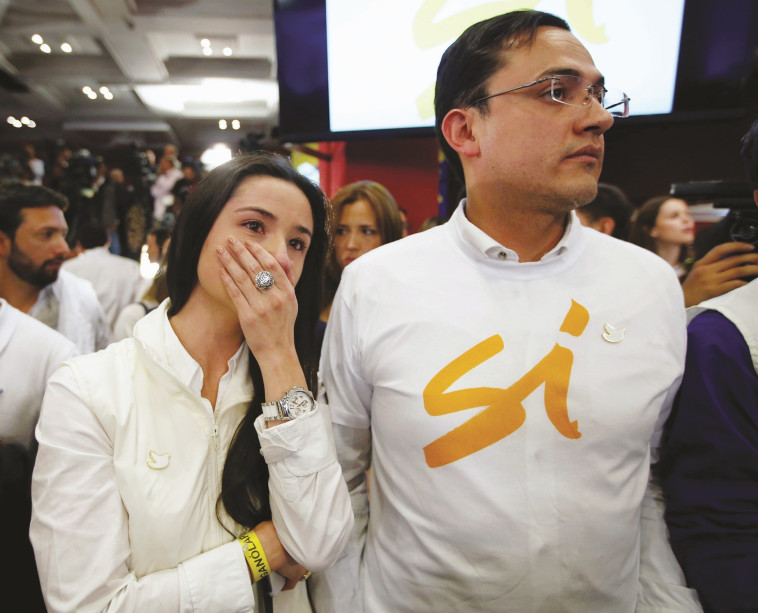 תומכי הסכם השלום עם ה-&quot;FARC&quot; מאוכזבים. צילום: רויטרס