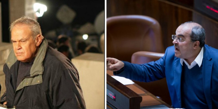 רוני דניאל ואחמד טיבי. צילום: פלאש 90