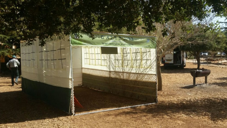 סוכת יער של הקרן הקיימת לישראל. צילום: דוברות קק&quot;ל