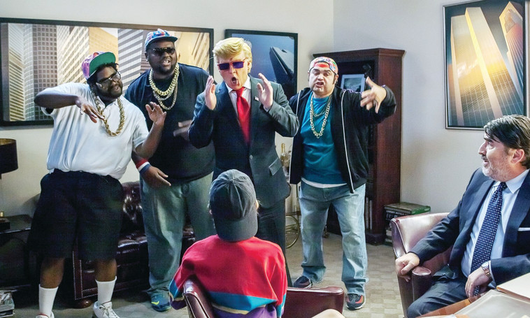 התפקיד הטוב שלו זה שנים, ג'וני דפ כדונלד טראמפ. צילום: רויטרס