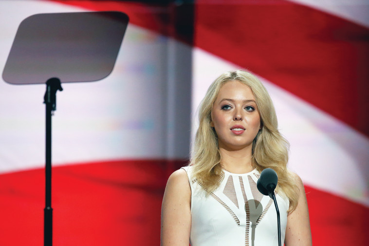 גדלה ללא אביה רוב חייה, טיפאני טראמפ. צילום: רויטרס