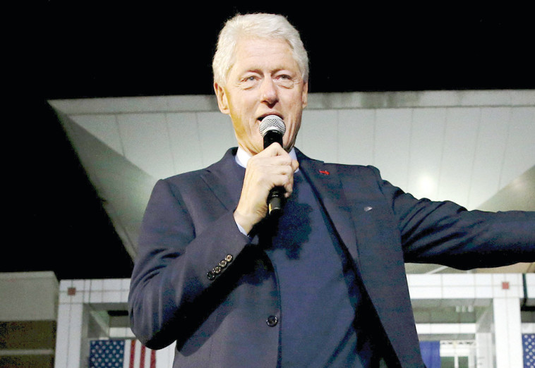 ביל קלינטון, הנשק של טראמפ נגד הילרי. צילום: רויטרס