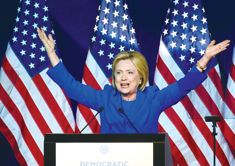 קלינטון. כמה יצביעו לה? צילום: רויטרס