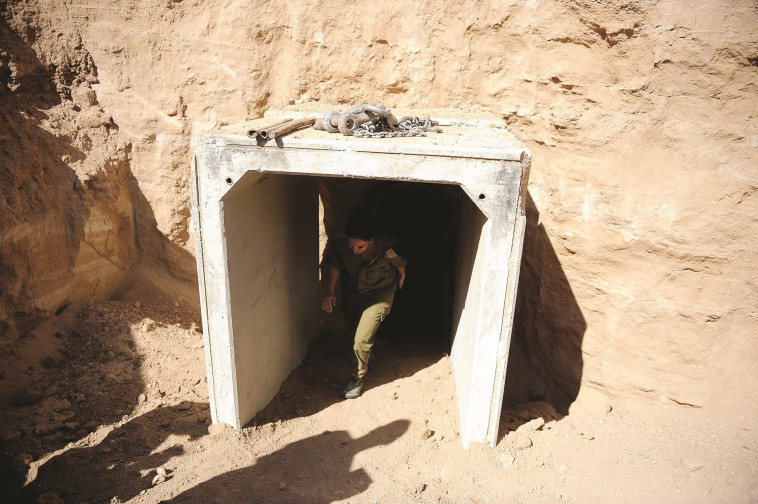 פתח מנהרה של חמאס בעזה. צילום: פלאש 90