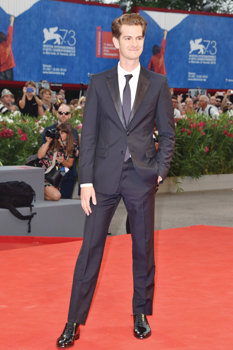 אנדרו גארפילד בפרמיירה של הסרט בפסטיבל הסרטים של ונציה. צילום: Getty Images