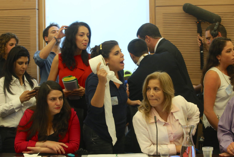 היום בוועדת הכספים. צילום: מרק ישראל סלם