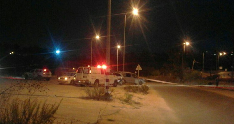 זירת האירוע סמוך לבית אל. צילום: תיעוד מבצעי מד&quot;א