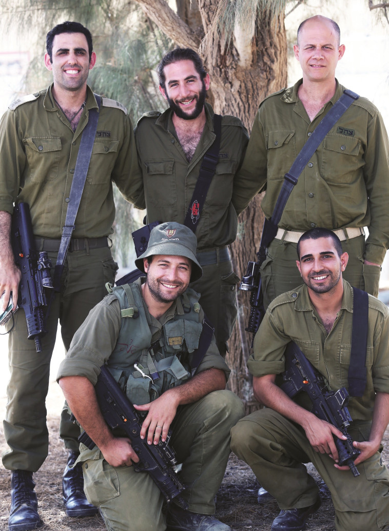 לוחמי פלוגת עורב. צילום: אריאל בשור