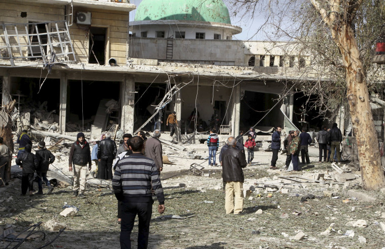 הריסות חלב. צילום: רויטרס