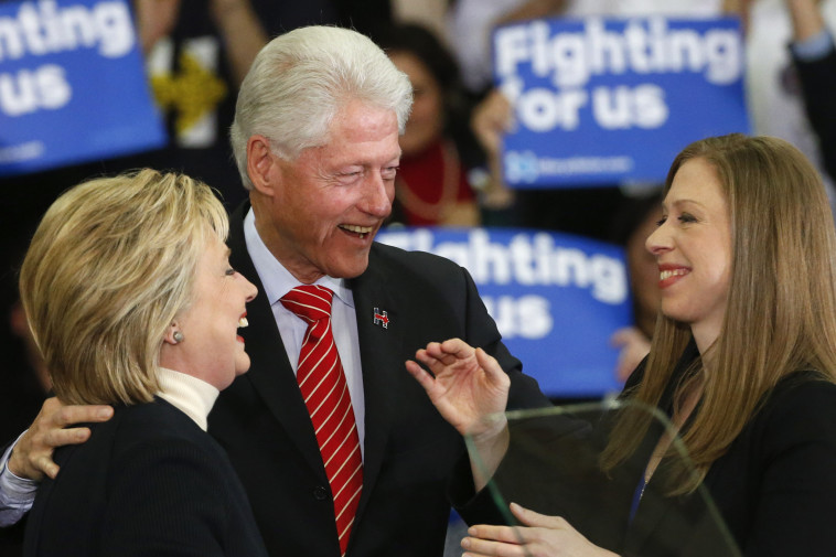 משפחת קלינטון. צילום: רויטרס