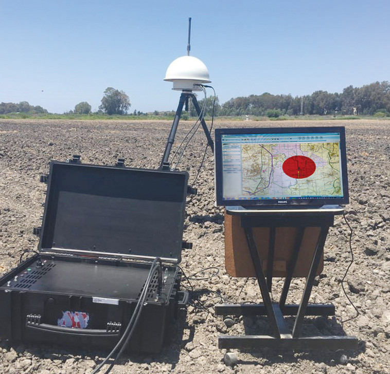 המערכת שהוצגה בתערוכה. צילום: אלביט מערכות