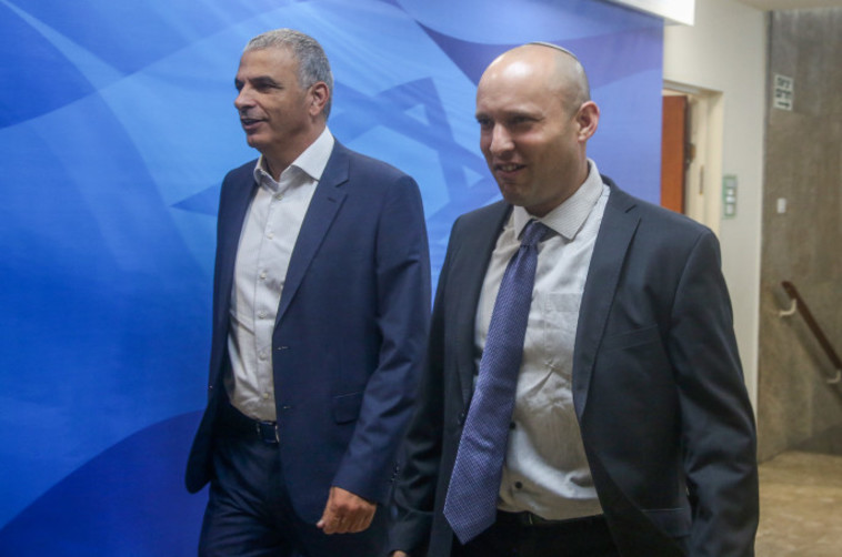 נפתלי בנט ומשה כחלון. צילום: מרק ישראל סלם