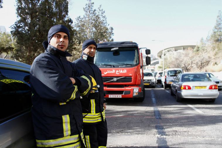 משלחת הכיבוי הפלסטינית. צילום: ערן לוף